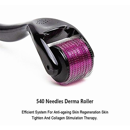 Derma Roller 0.5mm With 540 Titanium Alloy Needles for Acne Scars Treatment or Skin Therapy Derma Roller 0.5mm With 540 Titanium Alloy Needles for Acne Scars Treatment or Skin Therapy - Image 2