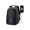 Anti Theft Backpack With USB Charging Port Black