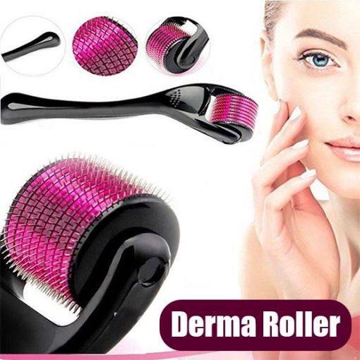 Derma Roller 1 mm with 540 Titanium Micro needles For Anti Ageing and Acne Treatment