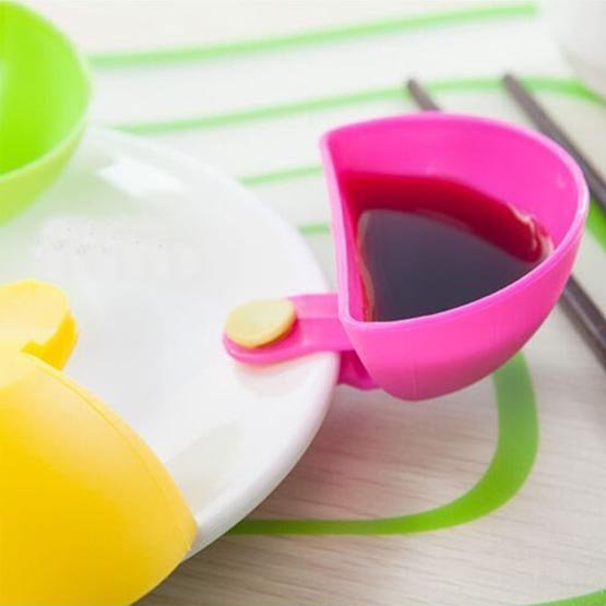 Dip Bowls Clip Sauce Saucers 4 PCs Dip Bowls Clip Sauce Saucers 4 PCs - Image 2