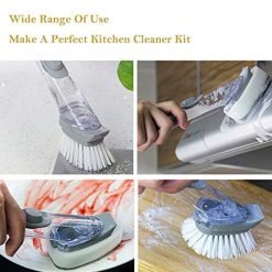 Dish and Pot Cleaner Brush Wand Sponge for sink