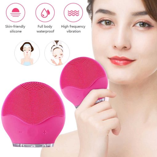 ELECTRIC VIBRATION FACIAL CLEANSING BRUSH