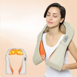 Electric Neck Shoulder Body Massager With Heat Health Care