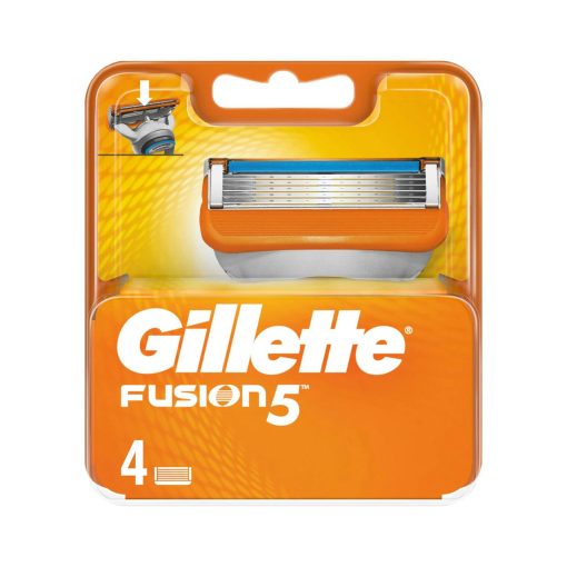 Gillette Fusion Mens Replacement Razor 5 Blade Cartridges - 4 Pack of Blades