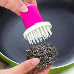 Kitchen Stainless Steel Wire Pot Ball Brush 2 pcs Kitchen Stainless Steel Wire Pot Ball Brush 2 pcs