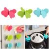 Magnet Silicon Microwave Dish Clip Butterfly Shape Holder Anti-hot Finger Protector Gripper Pot Holder Fecoration Kitchen