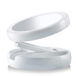 My Foldaway Mirror The Lighted, Double Sided Vanity Mirror 10x Magnification