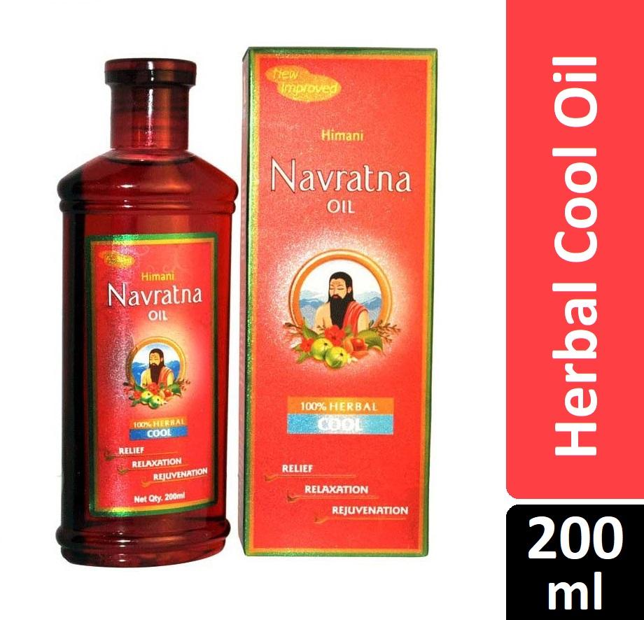 Navratna Herbal oil Cool For Hair 200 ML | Shopznowpk