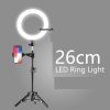 Selfie Ring Light USB 26cm For Tiktok Video 26cm Built in Phone Clip