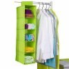 Tidy Hanger Hanging Wardrobe Storage Organizer Shelf For Clothes Multicolors