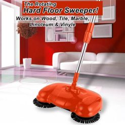 Roto Swing Sweep! The Rotating Hard Floor Sweeper