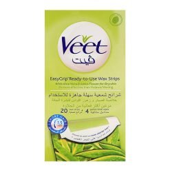 Veets Wax with Ready to use Hair Removal Strips 20 strips - Aloe Vera