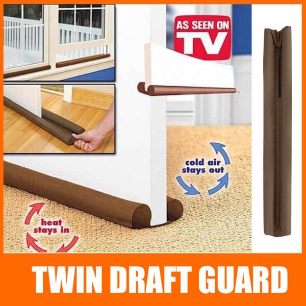 Twin Draft Guard Door Stopper 5 PCs Bundle Shopznowpk