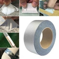 Waterproof Duct Tape Aluminum Border Fixing Tape Super Repair Butyl Tape 5M