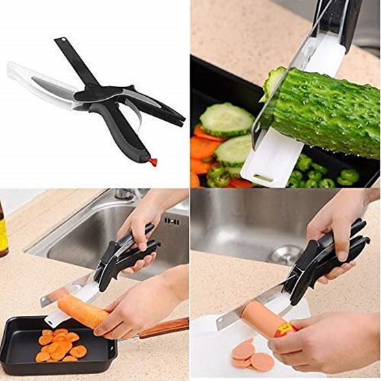 Buy Clever cutting scissor clever cutter – New Quality-Clever cutter –  Original Clever Cutter Smart Multi Function 2 in 1 Knife in Pakistan online  - Check all Clever cutting scissor clever cutter –