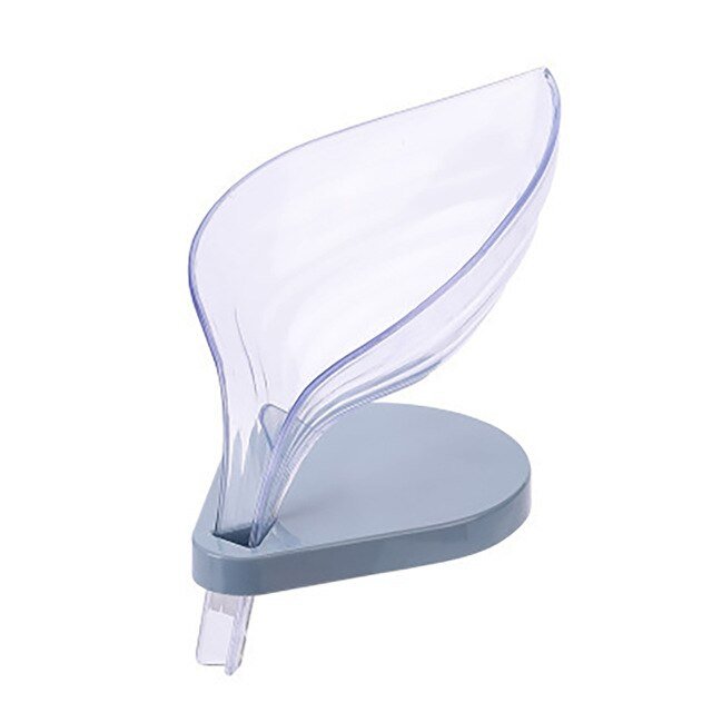 Leaf Shape Self Draining Soap Holder 2 PCs Leaf Shape Self Draining Soap Holder 2 PCs - Image 3