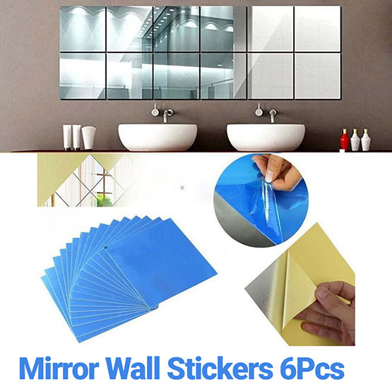2021 Clearance 16Pcs Wall Sticker Mirror Wall Sticker Rectangle