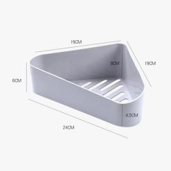 Plastic Shelf Shelves Cup Organizer For Bathroom 3 Pcs