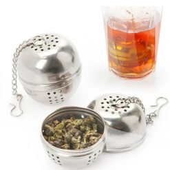 Tea Infuser Ball Mesh Loose Leaf Herb Strainer Stainless Steel Secure