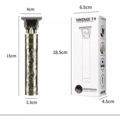 Vintage T9 Trimmer for Men Hair Zero Gapped Clipper Professional Cordless Haircut Electric USB Charging Beard Trimmer Vintage T9 Trimmer for Men Hair Zero Gapped Clipper Professional Cordless Haircut Electric USB Charging Beard Trimmer - Image 3