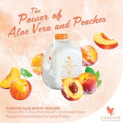 Forever Living Aloe Bits & Peaches 1 Liter