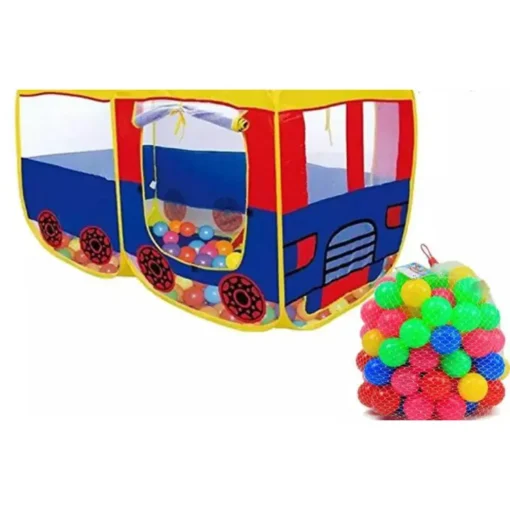 Bus Shape Pop Up Tent Play House for Kids