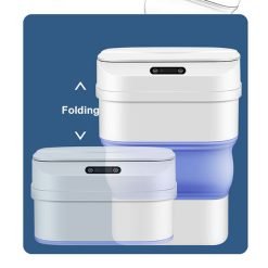 Smart Foldable Trash Bin with Sensor