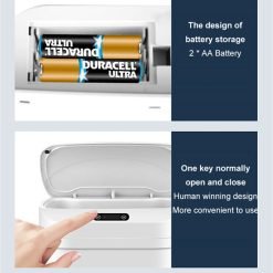Smart Foldable Trash Bin with Sensor