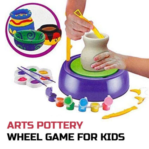 Arts Pottery Wheel Game for Kids, Game and Learn Educational Toy (1)