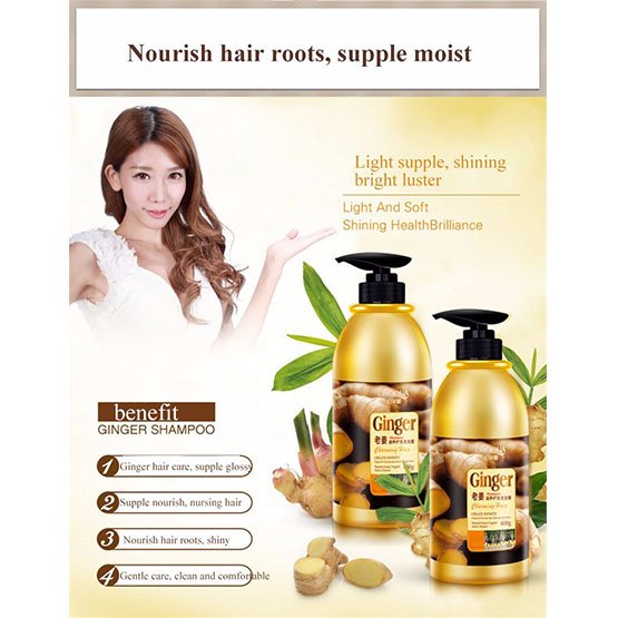 BIOAQUA Ginger Shampoo & Hair Mask for Anti Hair Loss BIOAQUA Ginger Shampoo & Hair Mask for Anti Hair Loss - Image 4