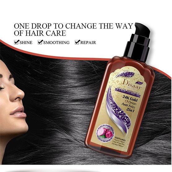 DISAAR Collagen & Argan Oil Anti Frizz 2 in 1 Hair Serum 120ml DISAAR Collagen & Argan Oil Anti Frizz 2 in 1 Hair Serum 120ml - Image 2