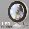 Magic Mirror with LED Light Photo Frame (Circle) (4)