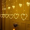 Curtain String Light Heart-Shaped LED String Lights Christmas Wedding Party Decoration Led Fairy Light String 2 M