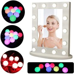 RGB Lights for Mirror with 10 RGB Bulbs For Makeup