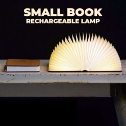 Wooden Book Lamp Folding Portable Desk Light