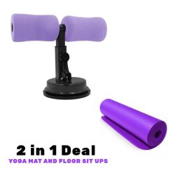 Combo Deal Sit up Floor Bar with Yoga Mat