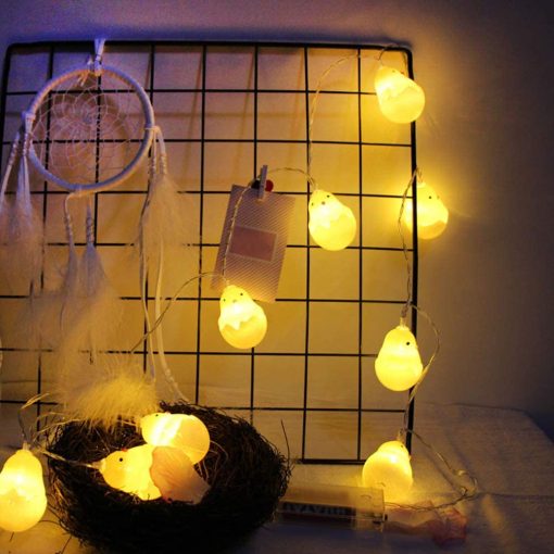 Cute Fairy Light String Egg 10 LED Battery Operated