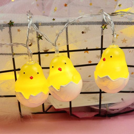 Cute Fairy Light String Egg 10 LED Battery Operated