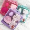 Ruby Face 3 in 1 Beauty Set Sponge Massage & Towel 3 Colors