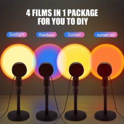 Sunset Color Changing Lamp for Photoshoot or Room Decoration