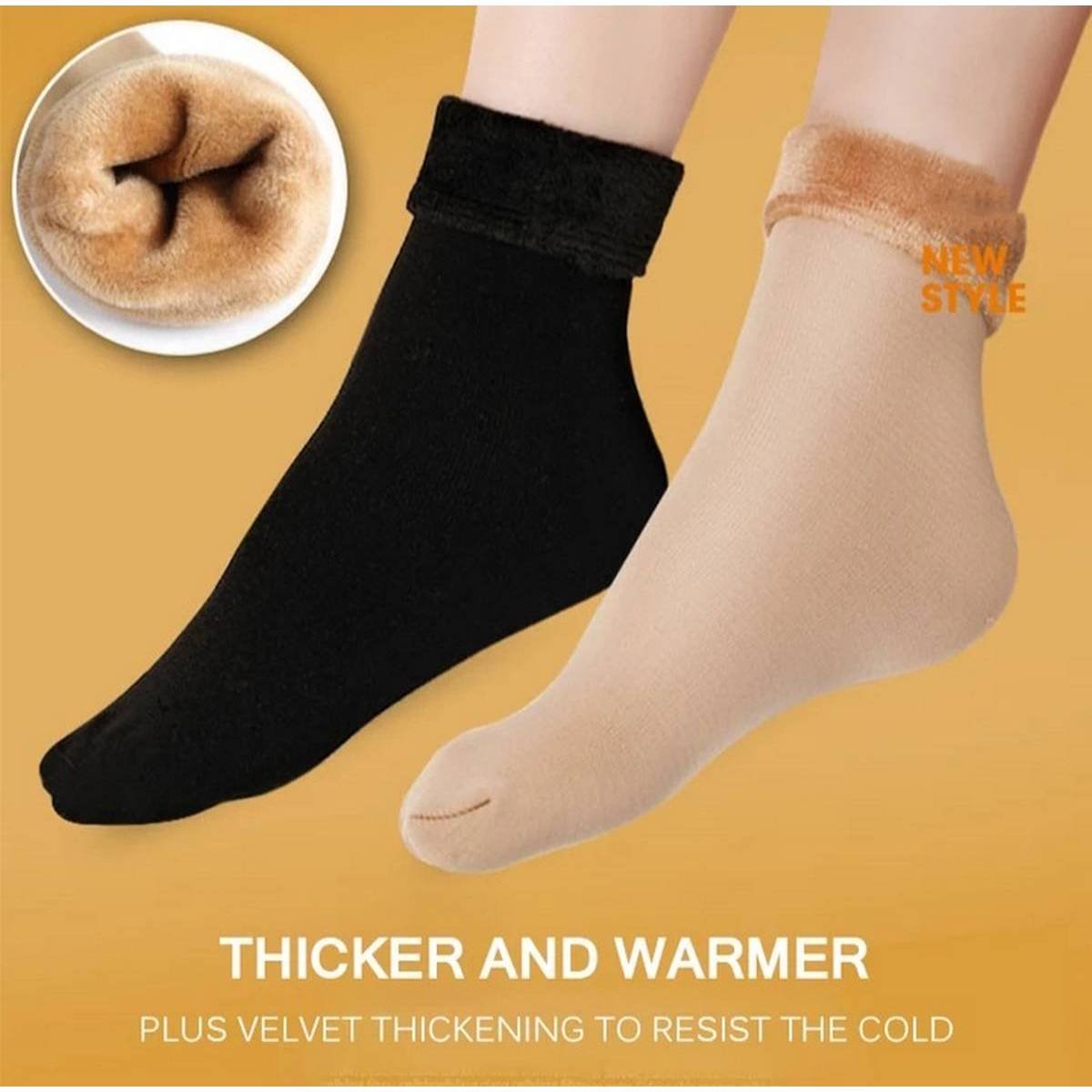 Thicker and Warmer Socks for Girls Pair Thicker and Warmer Socks for Girls Pair