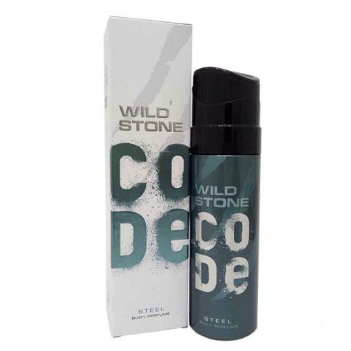 Wild Stone Code Steel Perfume Body Spray For Men - 120 ml