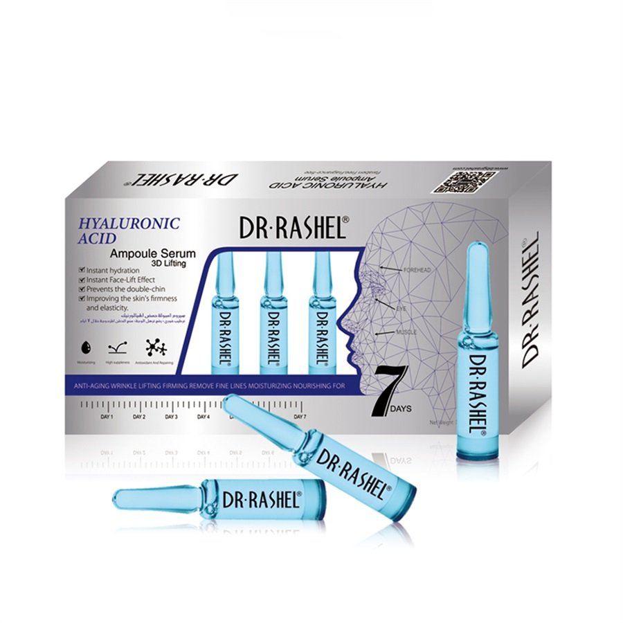 DR RASHEL Hyaluronic Acid Ampoule Serum Moisturizing Firming Skin Essence Solution 2ml DR RASHEL Hyaluronic Acid Ampoule Serum Moisturizing Firming Skin Essence Solution 2ml - Image 2