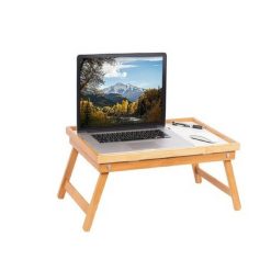 Bamboo Wooden Folding Laptop Table