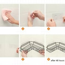 New Washroom Stand Metal - Metal Bathroom Corner Rack Storage Shelves