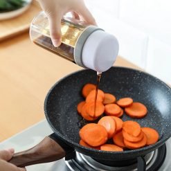 Two in One Rotating Seasoning Bottle Leak-proof Oil Pot Household Plastic Jar for Soya Sauce Storage Containers 650 ML