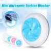 Mini Washing Machine Double-sided Suction Cup Machine Anti-winding Pulsator Washing Machine Suction Cup Portable Household Dormitory