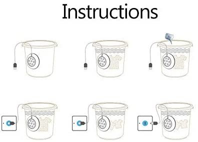 Mini Washing Machine Double-sided Suction Cup Machine Anti-winding Pulsator Washing Machine Suction Cup Portable Household Dormitory Mini Washing Machine Double-sided Suction Cup Machine Anti-winding Pulsator Washing Machine Suction Cup Portable Household Dormitory - Image 3