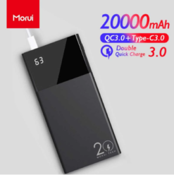 Morui 20000 Mah Power bank with 2 USB Port Fast Charging