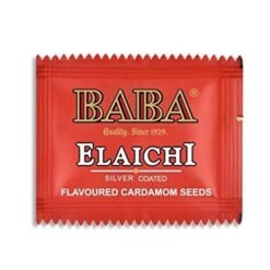 Baba Saffron Blended Elaichi Silver Coated Pack of 40 Sachet